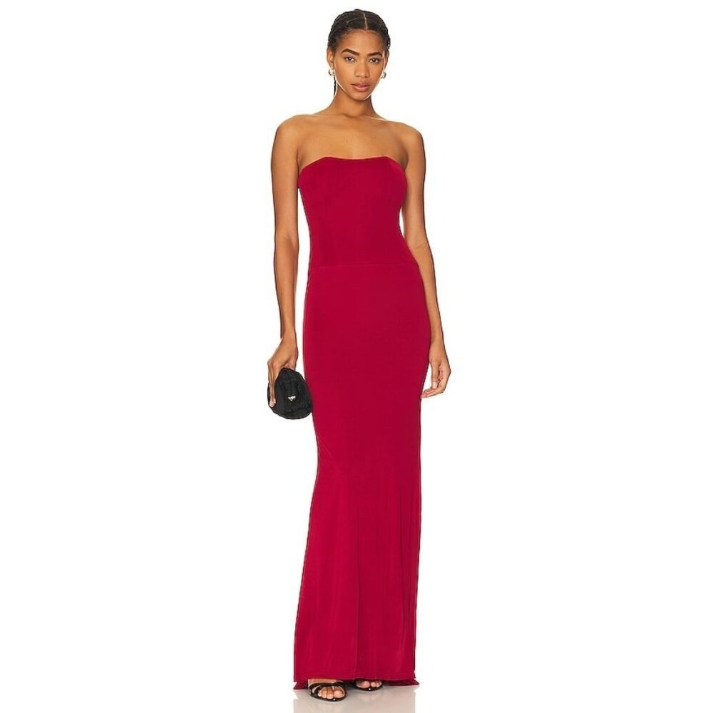 Auteur Studio Chiara Corset Gown in Red